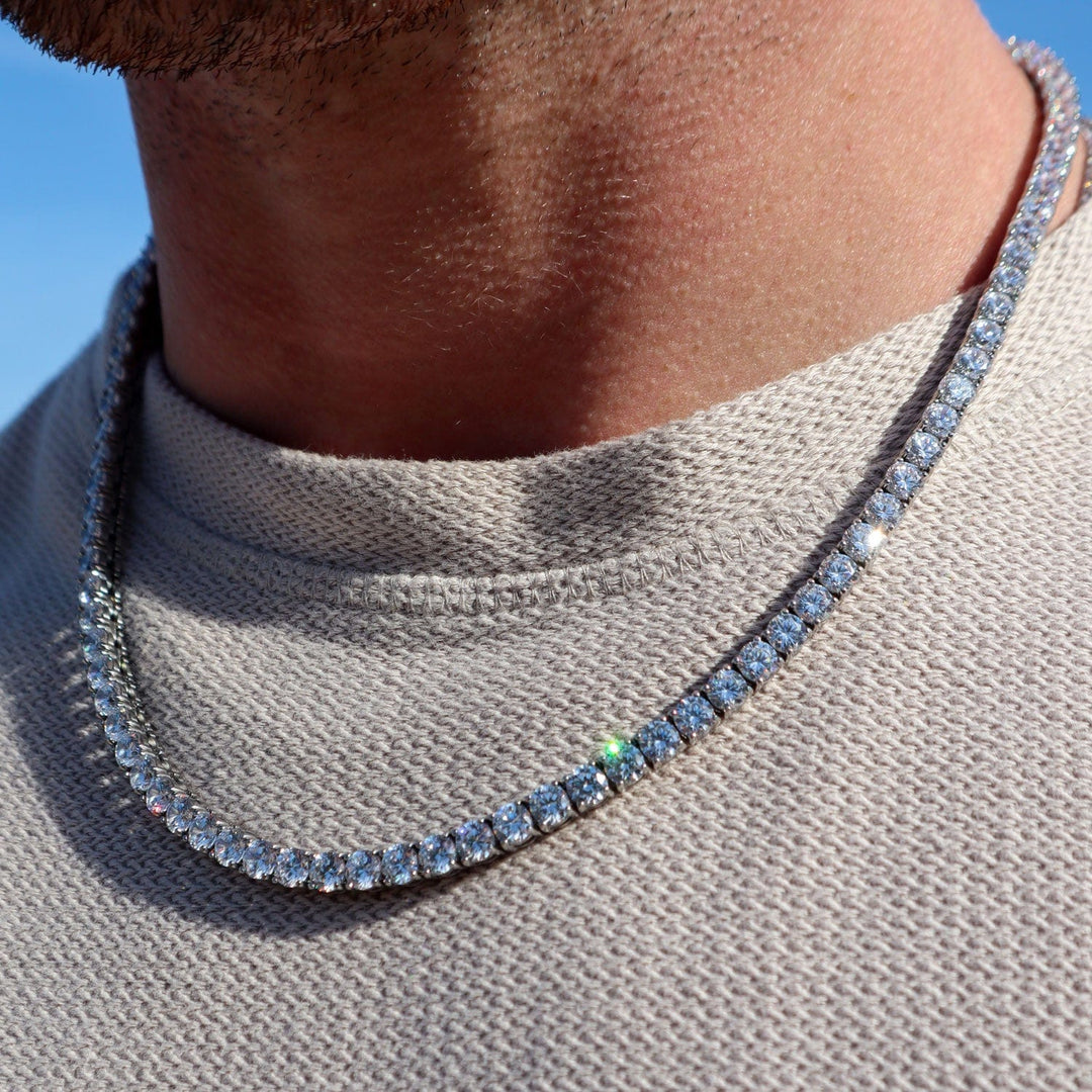 TENNIS WHITE GOLD CHAIN 5mm