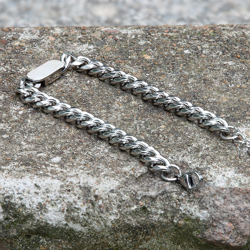 CUBAN CLASSIC STAINLESS STEEL BRACELET