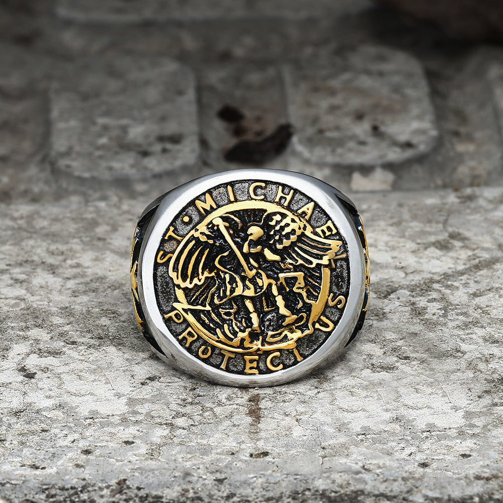 PROTECTOR ANGEL TEMPLAR KNIGHT RING