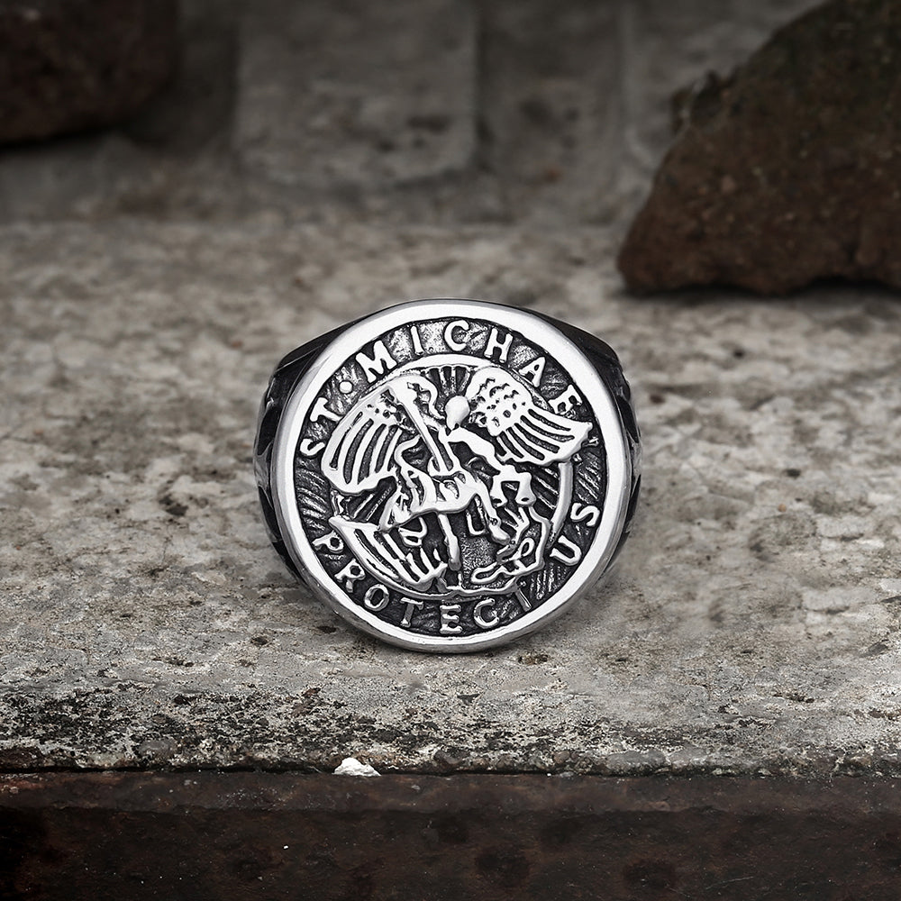 PROTECTOR ANGEL TEMPLAR KNIGHT RING