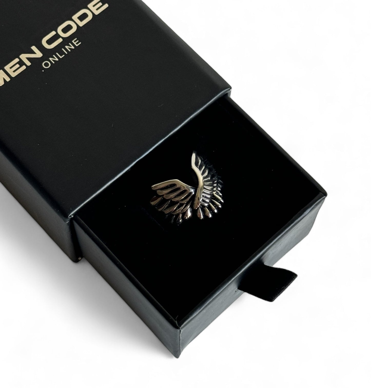 ANGEL WING STAINLESS STEEL RING